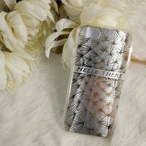 Anthropologie "Hello There" Clear iPhone 7 Case